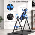 thumbnail image 4 of Soozier Table d'Inversion Pliable avec Ceinture de Sécurité, Réglable 20°/40°/60°, 4 of 10