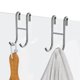 thumbnail image 1 of Ganchos para puerta de vidrio para ducha, paquete de 2, ganchos para puerta de ducha de acero inoxidable 304 plateados, colgador sin marco para baño, sin perforaciones, ganchos para toallas para traje, 1 of 5