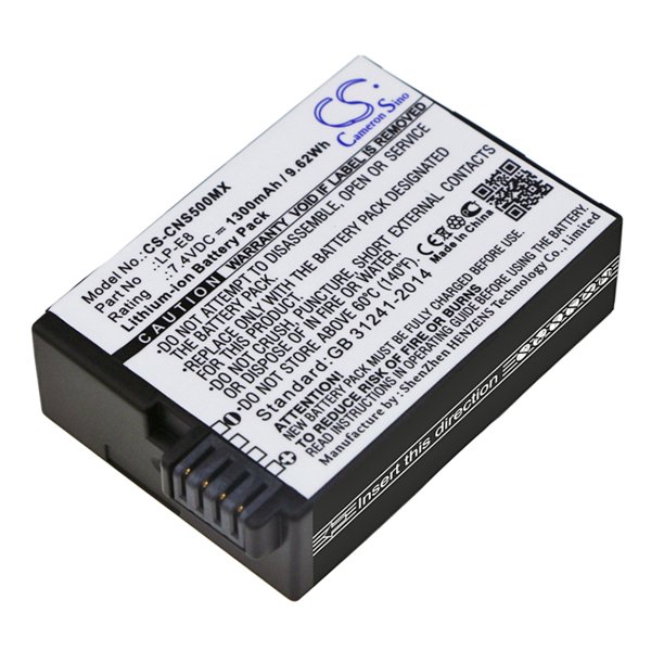 New 1300mah Battery For Canon Ef S Eos 550d Eos 600d Eos 650d Eos 700d Eos Kiss X4 Eos Kiss X5 Eos Kiss X6i Eos Rebel T2i Eos Rebel T3i Eos Rebel T4i Eos Rebel T5i Rebel T2i P N Lp E8 Walmart Com Walmart Com
