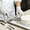 Variant1 8, variant on General 6/8/10 Inch Tilted Frosting Scraper, Stainless Steel Curved Offset Blade, Lightweight Plastic Handle, Professional Cake & Ice Cream Scraper, Kitchen Addition