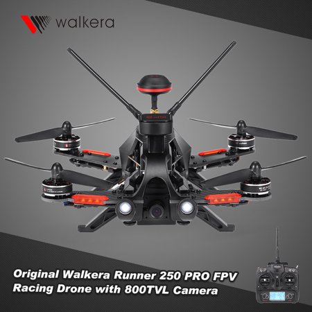 Original Walkera Runner 250 PRO 800TVL 5.8G FPV Racing Drone RC Quadcopter with GPS/GLONASS OSD DEVO 7 (Best Transmitter For Fpv Quadcopter)