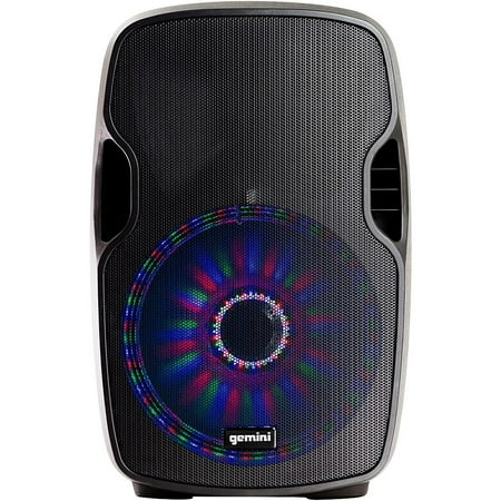 Gemini AS-12BLU-LT 12 in. Powered Bluetooth Speaker with LED Lights