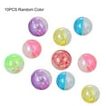 thumbnail image 2 of 10Pcs Cat Ball Toy Funny Plastic Durable Hollow Bell Ball Pet Pounce Rattle Jingle Balls Toy for Kitten Puppy(Random Color), 2 of 8