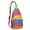 Rose-red, variant on Waterproof Tie Dye Hiking Backpack Sling Bag for Women – Lightweight Rainbow Crossbody Bag with Adjustable Strap, Watercolor Chest Bag for Travel, Outdoor Adventures & Everyday Use