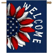 Large Spring Summer House Flags 28x40 Double Sided Bluebird Garden Flag Floral Birds Flag for Outside Porch Yard Outdoor Flower Garden Decor