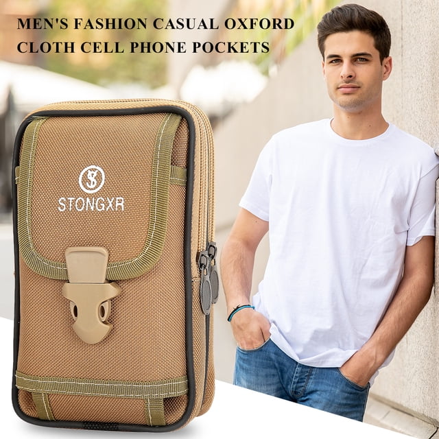 Bolso de hombro tipo bandolera para hombre Tela Oxford portátil de una sola capa para viajes al aire libre
