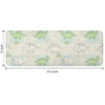 thumbnail image 7 of LightBeige Cartoon Dinosaurs Geometric Pattern Kitchen Rug Mat,Kitchen Runner Rugs Non Skid Washable,Decorative Kitchen Floor Mats for Kitchen,Sink,Laundry,17"x47.2", 7 of 7