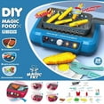 thumbnail image 2 of EASTIN Children‘s Barbecue Table Toys Play Home Color-changing Food Simulation Cooking Rice Cooking Multifunctional Induction Cooker, 2 of 7