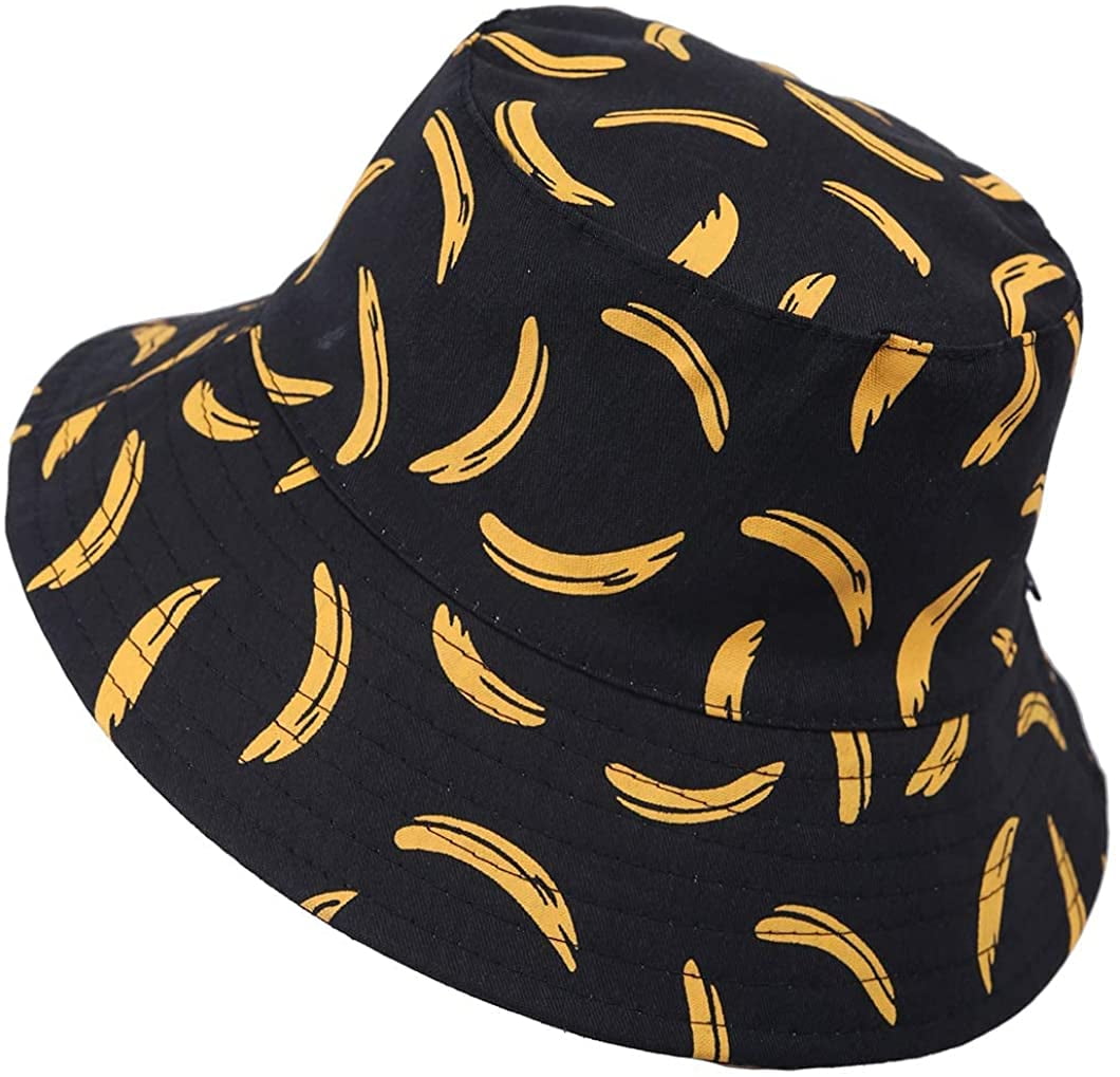 Unisex Funky Print Bucket Hat Summer 