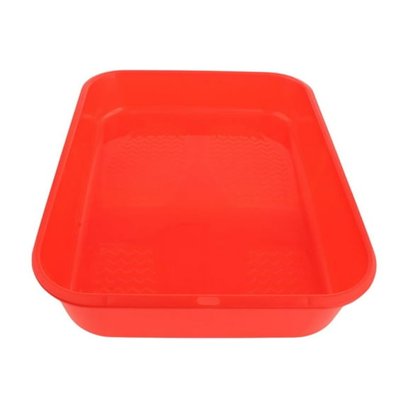 Dickly Car Shoes Storage Tray Auto Hidden Storage Box Easy to Use Tidying Container Red