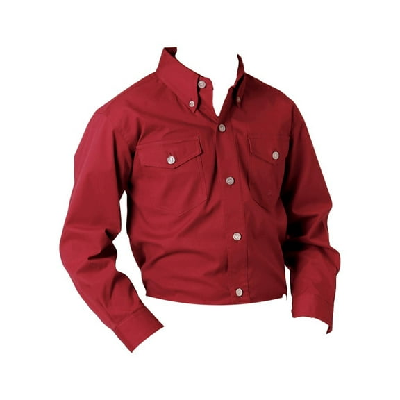 Roper Western Shirt Boys Long Sleeve Button M Red 03-030-0365-2105 RE