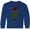 Royal Blue, variant on Inktastic Merry Christmas Elf in Red and Green Plaid Long Sleeve Youth T-Shirt