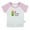 Short Pink Raglan T-shirt, variant on iDzn Little Corn Novelty T shirt For Baby, Newborn Babies T-shirts, Infant Tops, 0-24M Kids Graphic Tees Clothing (Short Pink Raglan T-shirt, 0-6 Months)