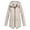 Beige, variant on LYXSSBYX Womens Long Sleeve Dress Women Casual Solid Jacket Outdoor Plus Size Hooded Windproof Loose Coat