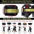 thumbnail image 6 of 44Mm Tripod Quick Release Plate - Lightweight Black Mount Adapter, 6 of 6