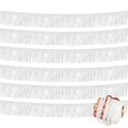 thumbnail image 1 of Lámina blanca Fringe Garland Clayghsen de 3 m x 30 cm, paquete de 6, 1 of 7