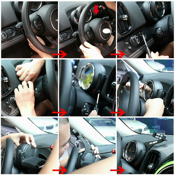 360 Rotated Car Phone Mount Cradle Holder Stand For Mini Cooper