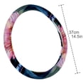 thumbnail image 4 of Dragonfly 14.5 Inch Printing PVC Leather Auto Accessories Steering Wheel Cover Car Wheel Cover Steering Wheel Covers, 4 of 6