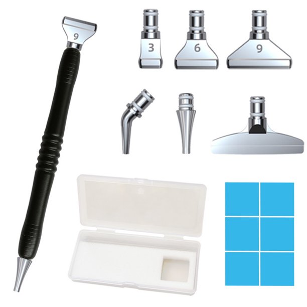DIY 5D Diamond Stylus Pen Mango de metal 5D Diamond Painting Pen con accesorios FLhrweasw Nuevo