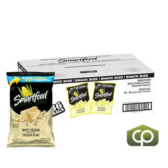 Smartfood Snack Popcorn White Cheddar 36/45 GR