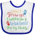 thumbnail image 3 of Inktastic Ham Radio Operator Like Daddy Boys or Girls Baby Bib, 3 of 4