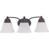 Satco Nuvo 60/468 Three-Light Vanity Fixture - Polished Nickel Finish