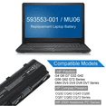 thumbnail image 6 of 593553-001 593554-001 636631-001 MU06 MU09 Extended Laptop Battery for HP Pavilion dm4 g4 g6 g7 DV3-4000 DV5-2000 DV6-3000 DV7-6000, HP Compaq Presario CQ42 CQ56 CQ57 CQ62[10.8V 5200mAh 6Cell], 6 of 6