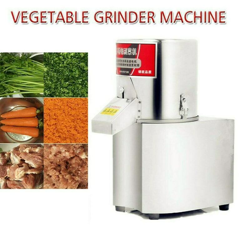 110V Commercial Electric Vegetable Chopper Food Shredder Processor