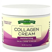 Nature's Truth Professional Collagen Cream Moisturizing Skin Care Cream, 4 oz, 2 Pack