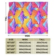 thumbnail image 3 of Kll Fleece Blanket Plush Throw Blanket Magic Mushrooms,Soft Fuzzy Cozy Flannel Blanket For Couch Sofa Bed.(60"X50"), 3 of 9