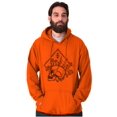 thumbnail image 5 of Floral Diamond Skull Symbol Spiritual Hoodie Sweatshirt Women Men Brisco Brands X, 5 of 6