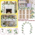 thumbnail image 2 of Easter Egg Garland 5.9Ft Spring Artificial Easter Colored Egg Garland for Mantle Easter Decoration for Holiday Parties Home Fireplace Table Indoor Outdoor, 2 of 5
