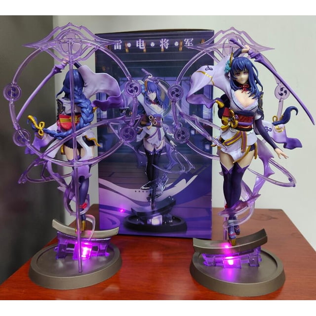 Figura DE ACCIÓN DE Raiden Shogun, Anime Genshin Impact, Raiden Shogun, modelo de colección, juguetes para niños, regalo de Halloween, envío gratis, 26cm QYM unisex