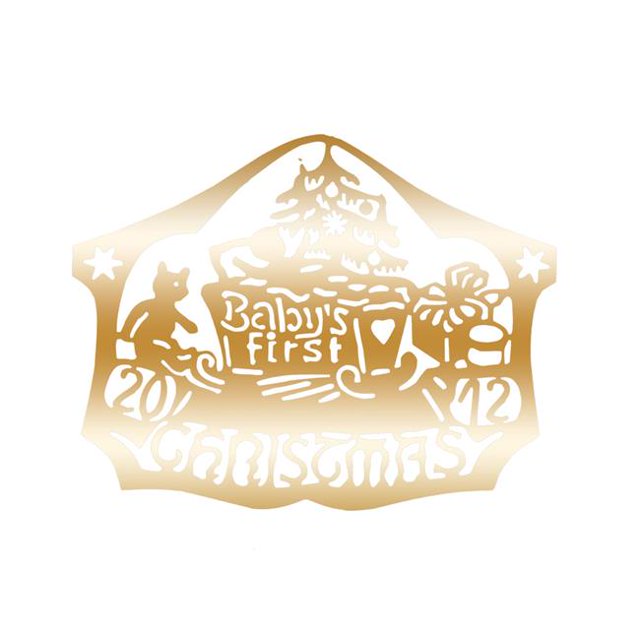 Biedermann & Sons D2012B Premier Ornement de Noël 2012