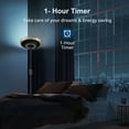 thumbnail image 4 of Miroco LED Torchiere Floor Lamp, 2-in-1 LED Floor Light with Adjustable Reading Lamp, 4 Brightness Levels 4 Color Temperatures Memory Function Timer for Living Room Bedroom Office, Black, 4 of 8