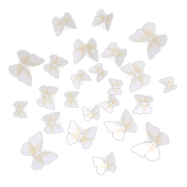 VONKY 12 Pcs Broche Réaliste 3D Papillon Rideau Décor Tatouage Décoration de Mariage Ornements de Réfrigérateur