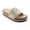 SILVER, variant on GJPBGK Women’s Boho Platform Slide Sandals Colorful Open-Toe Summer Flats for Walking, Vacation, Travel & Everyday Outfits