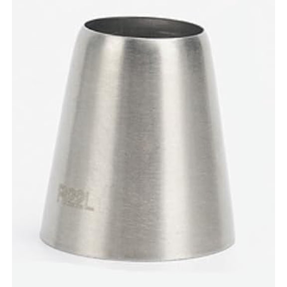 Piping Tips Large Cake Decorating Tools, Stainless Steel Square Round Frosting Tips for Cupcakes Pastry Fondant Cakes, Icing Tools (R22L)