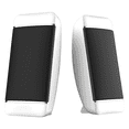 thumbnail image 2 of Small Laptop Speakers, Wired USB Power Supply, 2.0 Mini Portable Speakers for Desktop Computer/PC/laptop-White, 2 of 9