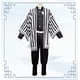 thumbnail image 4 of Cosplay Anime Traje Kimono Equipo Capa Uniforme Traje de batalla Versión para adultos Xiaoba Nine Purple Black XL TUNC Sencillez, 4 of 5