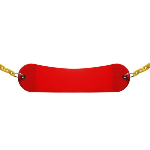 Winado Kids Belt Swing Seat Backyard Swing Play Set Replacement w/ Chain,Red
