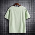 thumbnail image 5 of Ketyyh-chn99 Mens T Shirt Tops for Men Hooded Shirts Short Sleeve Tee Blouse Green,M, 5 of 5