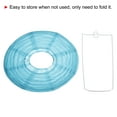 thumbnail image 3 of Uxcell 10 Inch Folding Hanging Wedding Home Party Paper Lanterns Light Blue 6 Pack, 3 of 7