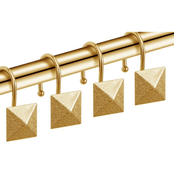 Nickel Shower Curtain Hooks, Shower Hooks for Shower Curtain, Rustproof