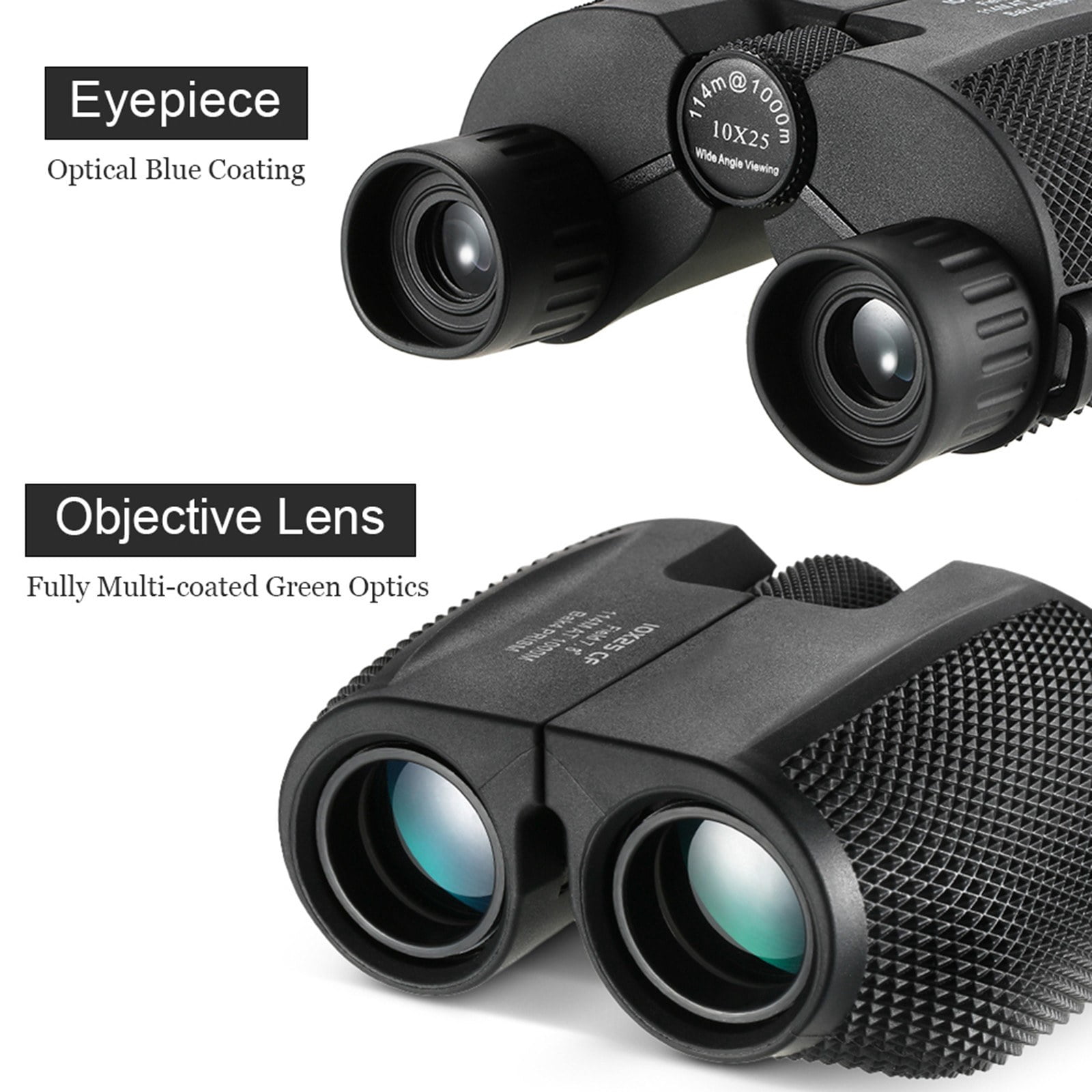 10X Compact High Power Binoculars for Outdoor Activities