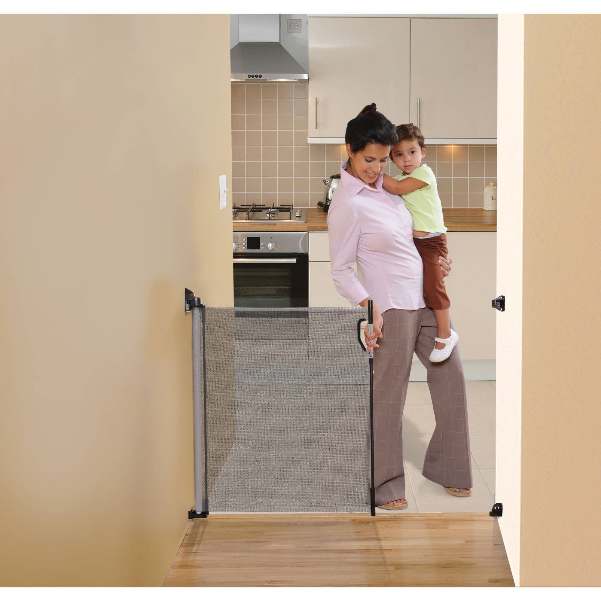 retractable baby gate walmart