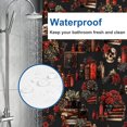 thumbnail image 4 of Halloween Red Magic Potion Shower Curtain, Holiday Bathroom Decor, Polyester Fabric Waterproof Machine Washable, Halloween Home Party Decoration, 72 x 72 Inches, 4 of 7