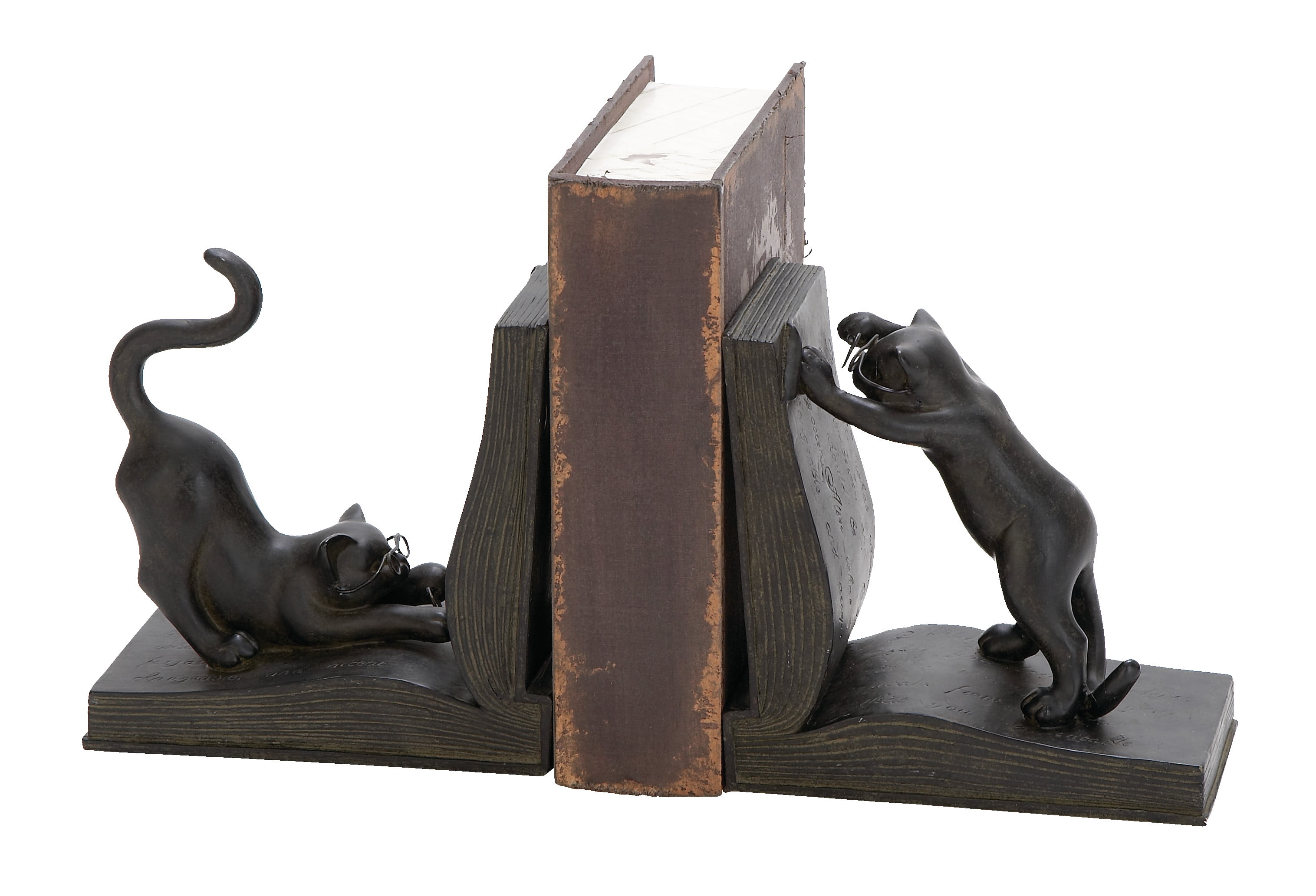Design Toscano Divine Offering Cast Iron Sculptural Bookend Pair 