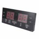 thumbnail image 2 of Reloj de pared LED Reloj de pared digital eléctrico con pantalla grande para sala de estar, dormitorio, oficina, enchufe británico de 100 a 240 V, 2 of 10