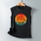 thumbnail image 5 of Camiseta holgada sin mangas con cuello redondo y estampado informal de verano para mujer Pompotops  lopia992844, 5 of 5